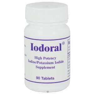 Optimox   Iodoral High Potency Iodine/Potassium Iodide Supplement   90 
