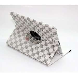   iPad 2 360° Stylish Rotating Leather Case Smart Cover With Swivel