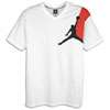 Jordan Graphic Jumpy V Neck T Shirt   Mens   White / Black