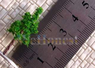 200 pcs Green Model Trees #G3210 for N / Z scale layout  