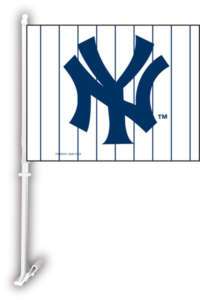 New York Yankees Two Sided Car Flag Wall Mount Window  