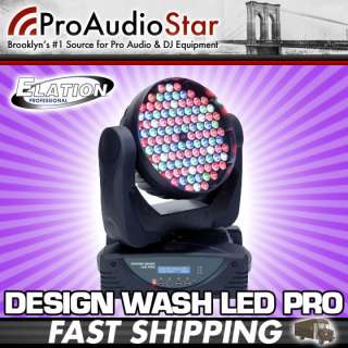   Design Wash LED Pro 324W LED Moving Head Wash 108x3W RGBW PROAUDIOSTAR