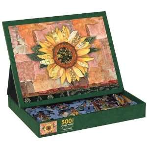  Sunflower 500 Piece Jigsaw Puzzle, Artwork by Lori Siebert 