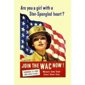  with a Star Spangled Heart? Join the WAC now   20x30