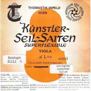 Thomastik Infeld Viola Superflexible A   Chrome Wound 1/2 Size Mittel 