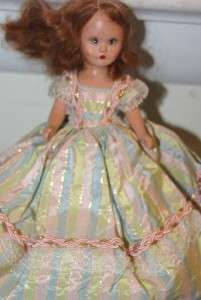 VINTAGE lot 6 HARD PLASTIC Nancy Ann Storybook Dolls BRIDES LOVELY 
