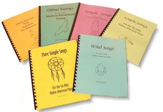 Song Books SET of 6, Native American flute 112 songs  