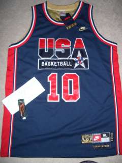   nike dream team one olympic basketball clyde drexler XL jersey  