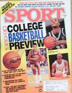 1989 SPORT COLLEGE BASKETBALL PREVIEW  