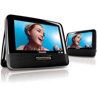 Philips 7 Dual Screen Portable DVD Player PET7402A with Smart Car 