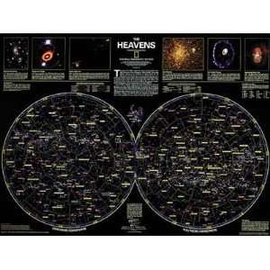 Chart of the Heavens (NGS) by National Geographic Society. Size 20.00 