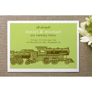  Antique Train Childrens Birthday Party Invitations Toys & Games