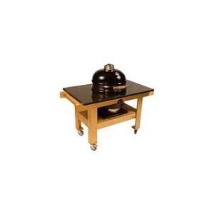  Saffire Grill Granite Top Kamado Table   Crystal Forest 