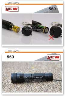 LED Torch Flashlight and red laser bright outdoor 560  