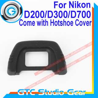 Camera eyecup for Nikon D200/D300/D700 w Hotshoe Cover  