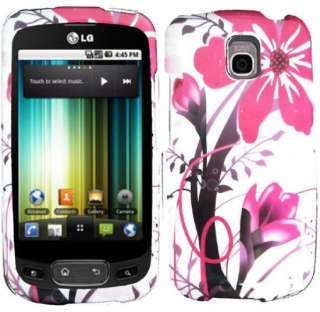 PINK SPLASH PHONE COVER SKIN CASE FOR LG THRIVE PHOENIX  