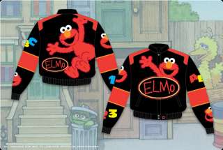 Sesame Street Elmo Black Youth Jacket ELM304ELM1  
