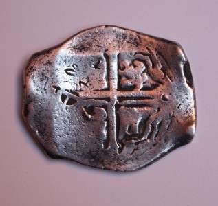 OLD US SILVER COIN 1647 SPANISH COLONIAL MEXICO 8 REALES PIECE OF 