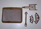 BUNGALOW Cast Iron Stove Parts Antique Vintage Screen & Misc.