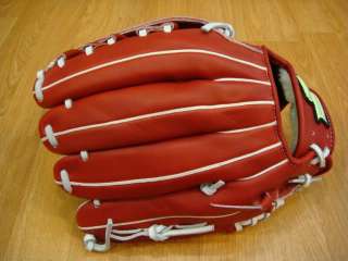 SSK Wingfield 13 Outfield Baseball / Softball Glove Red White Pro RHT 