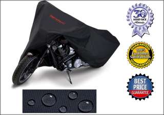 outdoor bike cover with interior heat shield and air vents