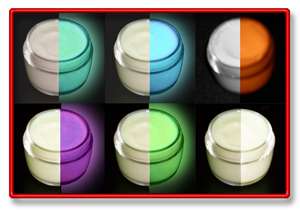 GLOW in the DARK 6 COLOR PAINT SET  