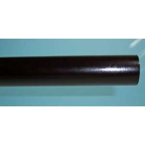 inch Wood Smooth Drapery Rod in Dark Chocolate Finish   8 long 