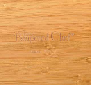 PAMPERED CHEF Bamboo Square Bowl #2249 NEW  