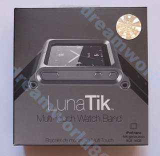   de reloj multi touch de LunaTik de nuevo aluminio nano 6 f iPod Nano 6