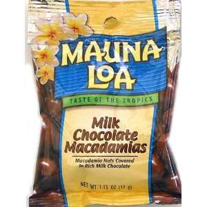 Mauna Loa Milk Chocolate Macadamia Nuts, 1.15 Ounce Bag (Pack of 288)