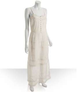 Joie porcelain silk cotton Zoe long dress  