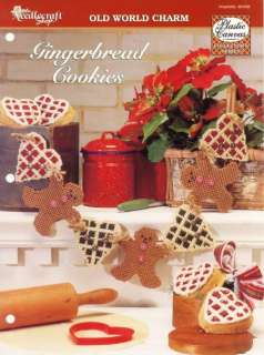 Gingerbread Cookies Hearts Plastic Canvas Pattern NEW  