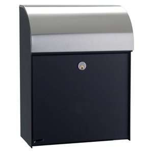  Allux PS200 Black and Silver Mailboxes
