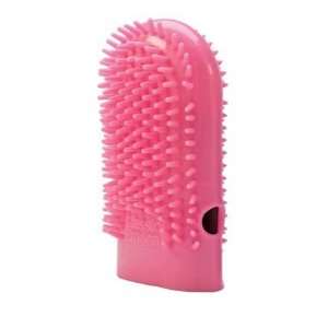  Deluxe Double Sided Style Massage Glove Mitt   Pink 