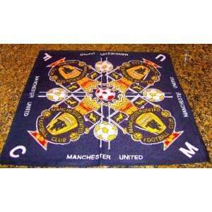 Manchester United Football Club Bandana Soccer Fc Blue  