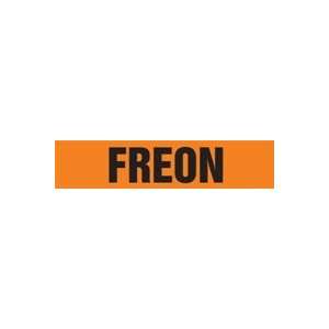  FREON   Self Stick Pipe Markers   outside diameter 8   10 