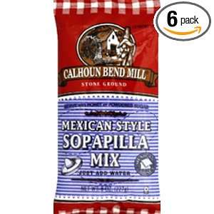 Calhoun Bend Mill Mexican Style Sopapilla Mix, 8 Ounce (Pack of 6)
