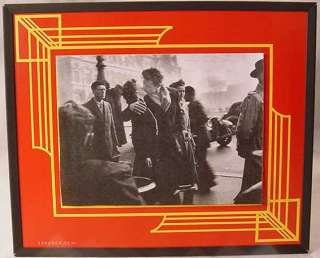 REVERSE PAINT INFLUENCED ART DECO PICTURE FRAME #7B  