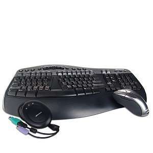  Microsoft Wireless USB Optical Desktop Pro Keyboard & Mouse 