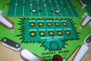 1976 Vintage Bally Quarterback Pinball Machine Thumbnail Image