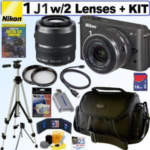  Nikon 1 J1 10.1 MP HD Mirrorless Compact Digital Camera System 