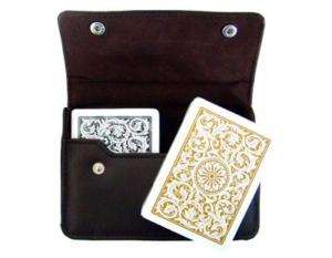 COPAG Plastic Playing Cards 1546 B/G Poker Jum Leather  