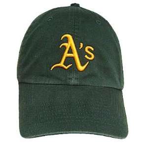  MLB OAKLAND ATHLETICS GREEN FRANCHISE HAT CAP LARGE NEW 