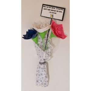   for the Moon Inspirational Gift   Duct Tape Flowers 