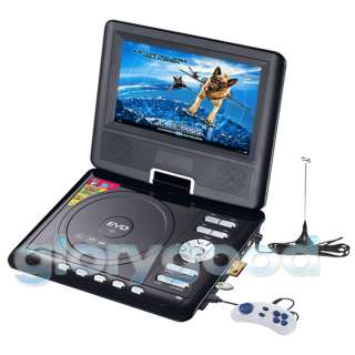 NEW 9.5 TFT Portable DVD EVD CD Player with Analog TV SD USB Slots 