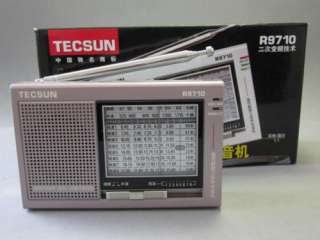 TECSUN R9710 FM、MW、SW Dual Conversion World Radio（Gray）  