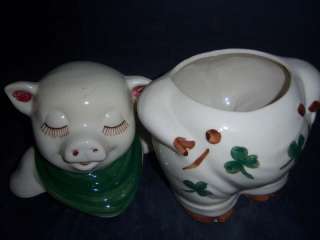 USA POTTERY SHAWNEE SMILEY THE PIG COOKIE JAR S500 BB  