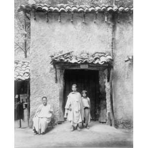   in front of Kabyle house, Paris Exposition, 1889 .