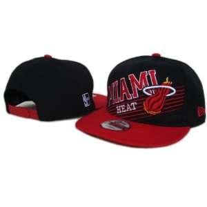  NBA Miami Heat Adjustable Black Red Hat