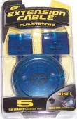 PS2 8 EXTENSION CABLE w/ FREE Spool   8 feet PSone NEW  